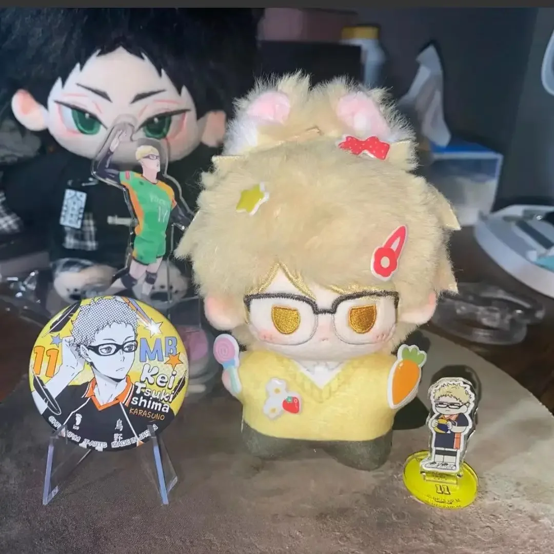 Cute Anime Haikyuu!! Kei Tsukishima Cosplay Plush Doll Print Body Cosplay Monster Tail Dolls Plushie Pillow Pendant 10cm
Cute Anime Haikyuu!! Kei Tsukishima Cosplay Plush Doll Print Body Cosplay Monster Tail Dolls Plushie Pillow Pendant 10cm
