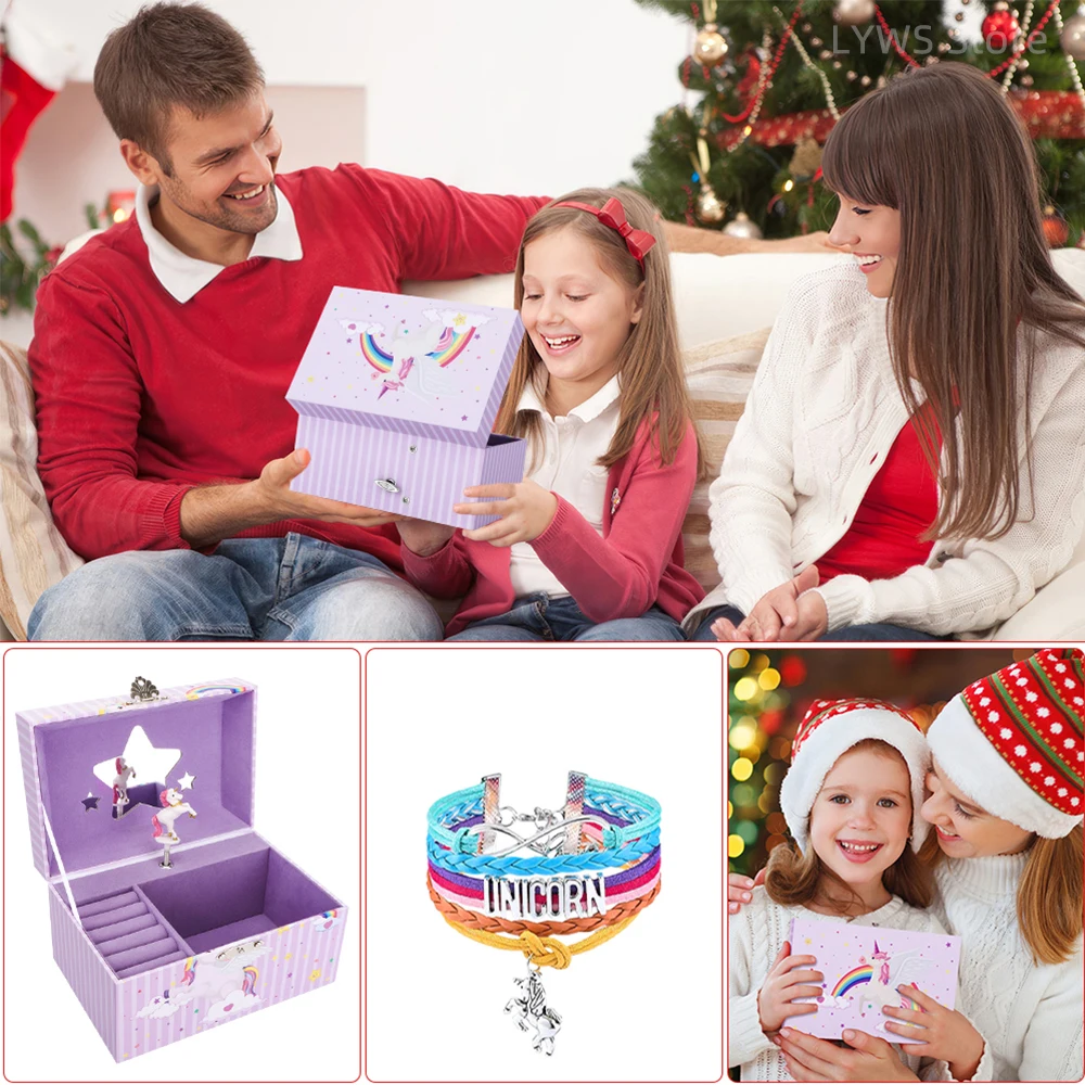 Unicorn Musical Box Jewelry Organizer For Girls Dancing Unicorn Ornament Jewelry Storage Box With Mirror Kids Girl New Year Gift
Unicorn Musical Box Jewelry Organizer For Girls Dancing Unicorn Ornament Jewelry Storage Box With Mirror Kids Girl New Year Gift