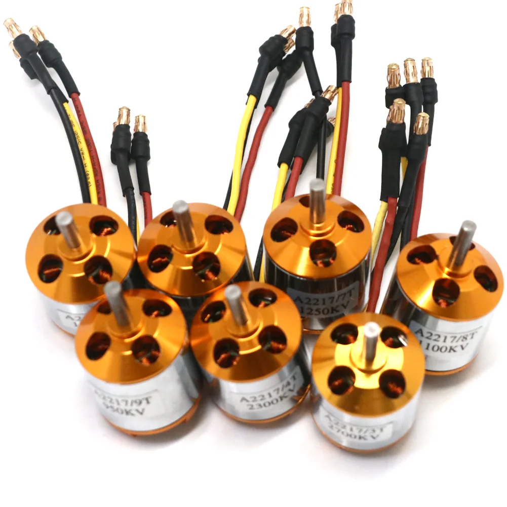 XXD A2217 2217 950KV 1250KV 1500KV 2300KV Outrunner Бесщеточный двигатель для радиоуправляемого