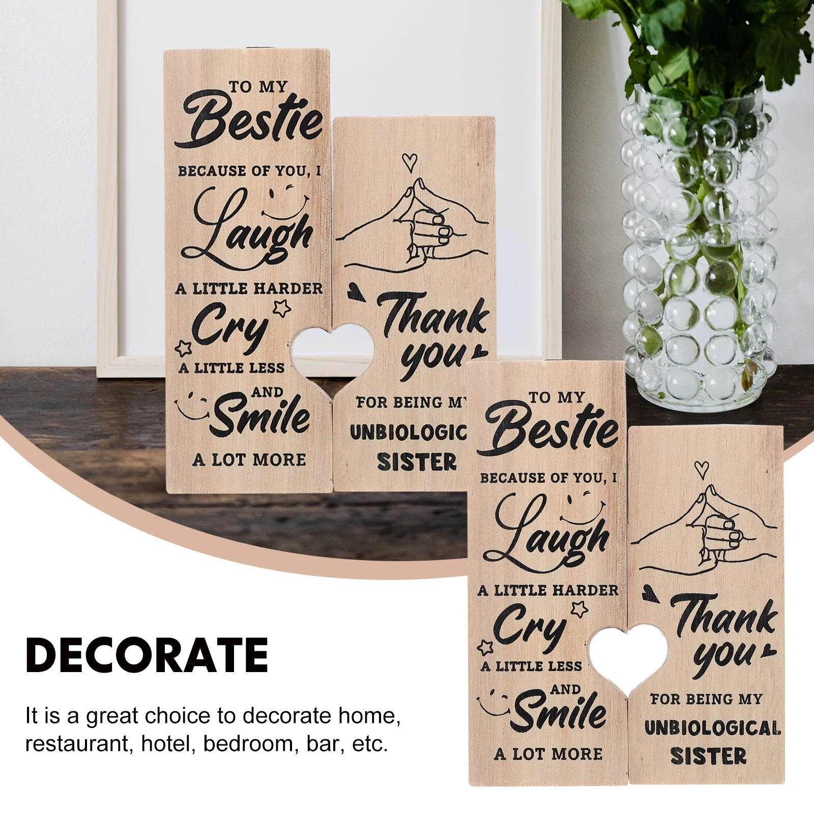 Holder Wooden Stand Tealight Heart Gifts Thank Candlestick You Friend Decorative Gift Bestie Sisterrustic Wood Friends My Pillar
Holder Wooden Stand Tealight Heart Gifts Thank Candlestick You Friend Decorative Gift Bestie Sisterrustic Wood Friends My Pillar