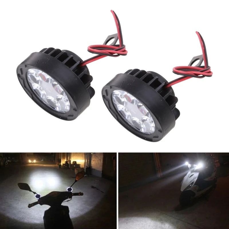 2Pcs Motorcycle LED Fog Lights 6 LED Auxiliary Light Assembly for Tractor Truck GTWS
2Pcs Motorcycle LED Fog Lights 6 LED Auxiliary Light Assembly for Tractor Truck GTWS
