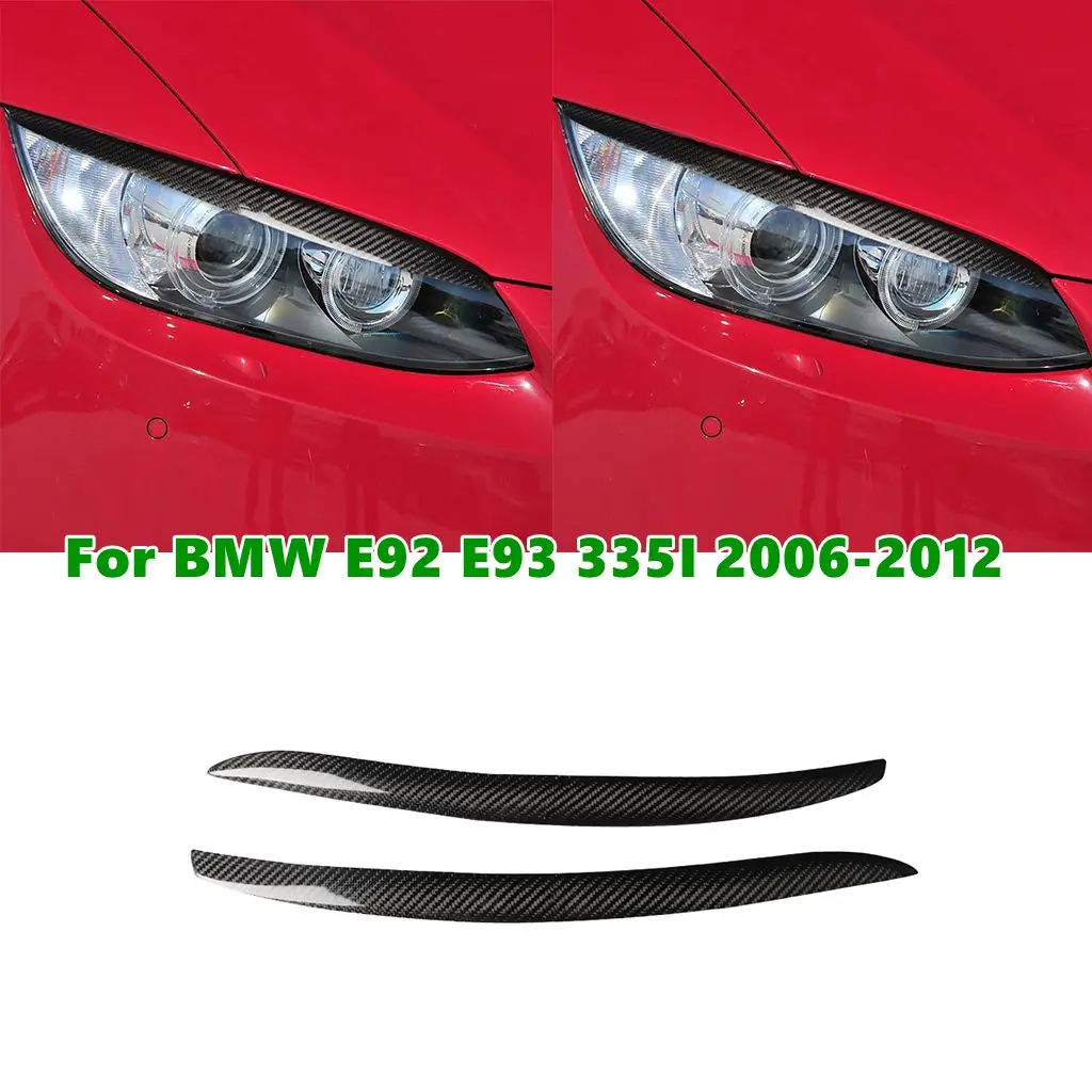 1 пара, автомобильные наклейки для передних фар BMW E92 E93 335I 2006-2012 
1 пара, автомобильные наклейки для передних фар BMW E92 E93 335I 2006-2012