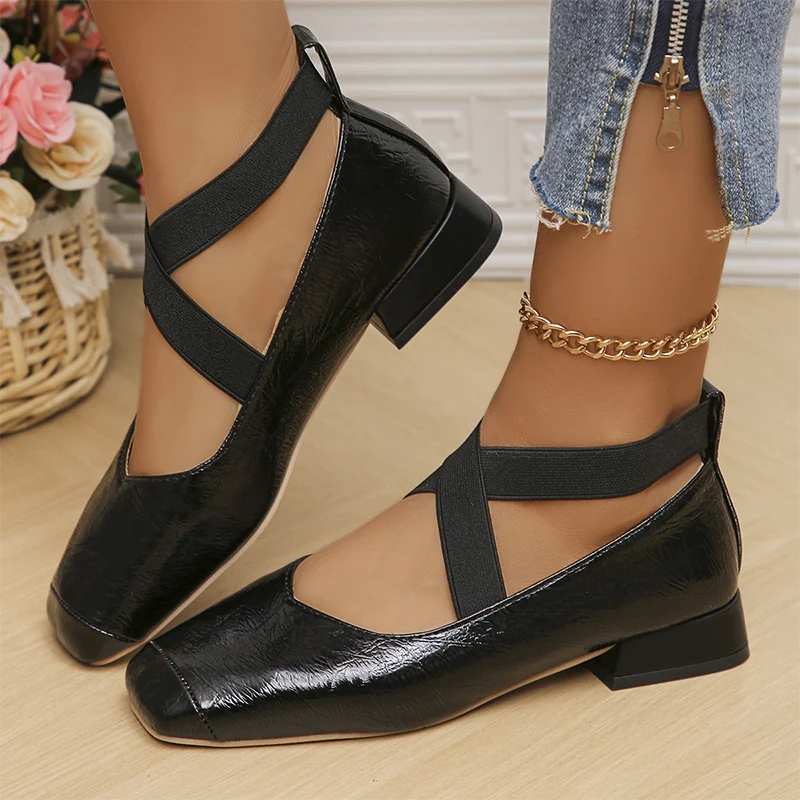 Ballet Dress Shoes Women Loafers Shallow Office Chaussure Femme Autumn New Square Toe Mary Jane Comfort Work Zapatos Para Mujer
Ballet Dress Shoes Women Loafers Shallow Office Chaussure Femme Autumn New Square Toe Mary Jane Comfort Work Zapatos Para Mujer