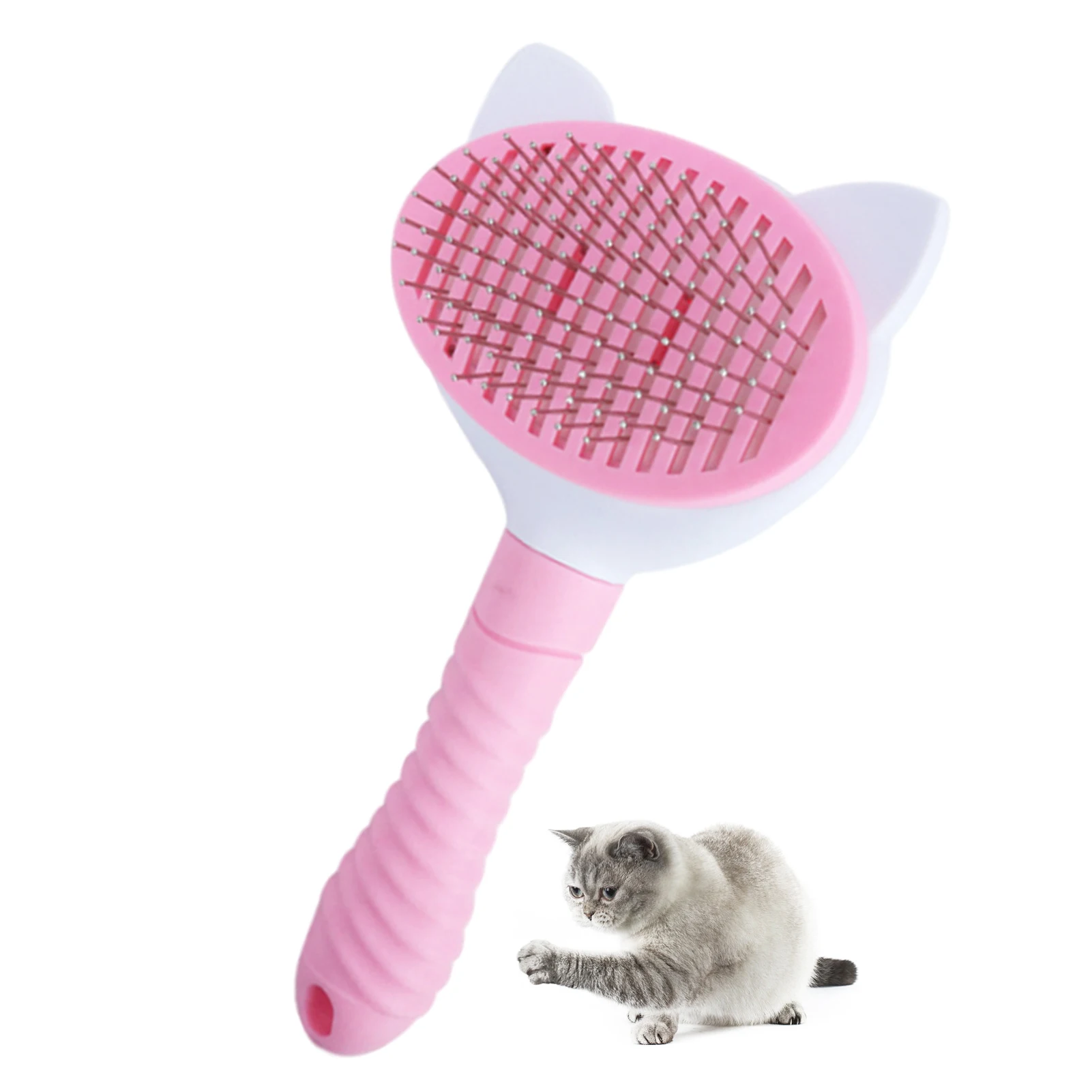 

Pet Cat Comb Cat Brush Dog Brush For Shedding Grooming Brush Tool Gently Removes Loose Undercoat Mats Tangled Hair Slicker Brush