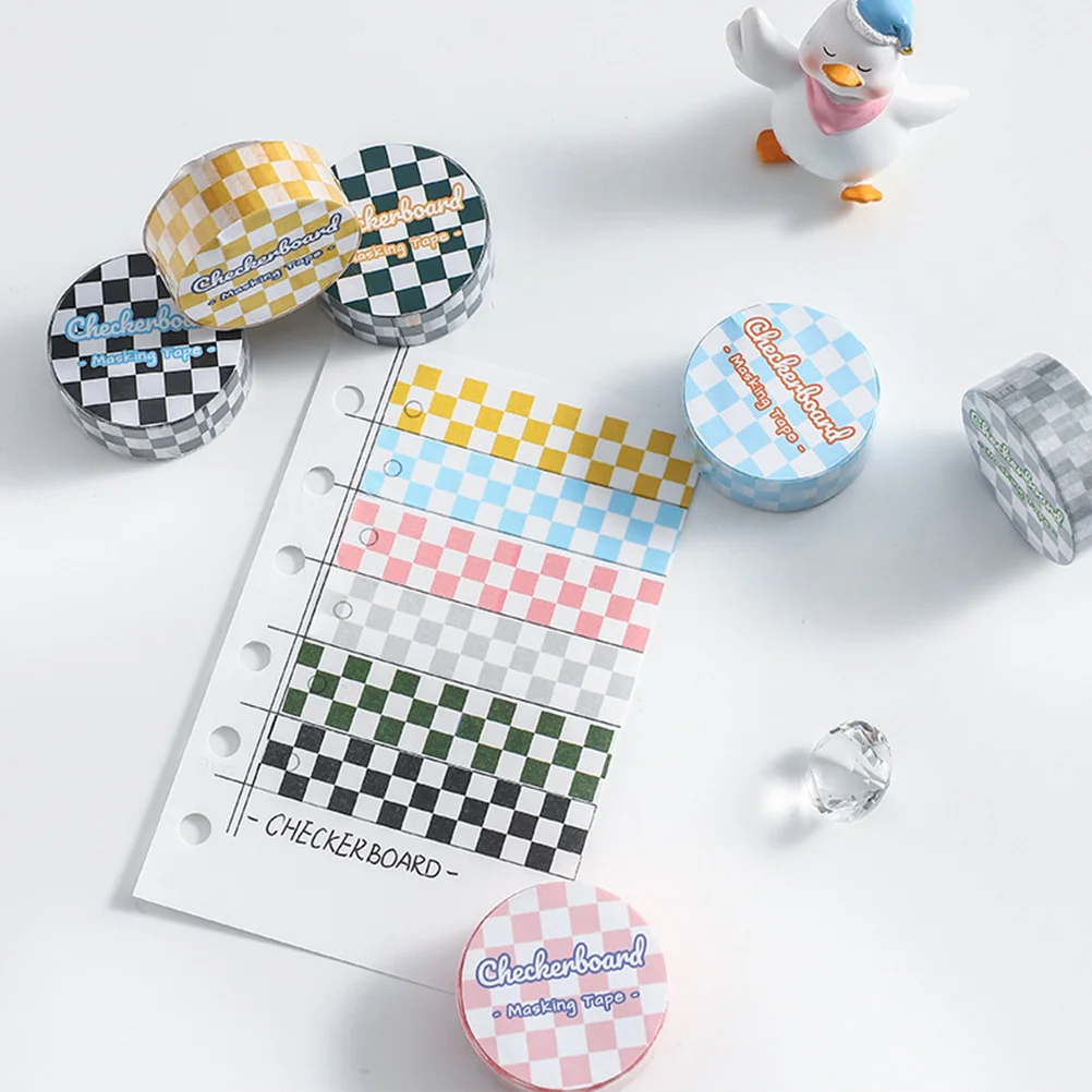 6 Rolls Washi Tape Aesthetic Grid Scrapbook Coloured Stationery Gift Wrapping Vintage Colored
6 Rolls Washi Tape Aesthetic Grid Scrapbook Coloured Stationery Gift Wrapping Vintage Colored