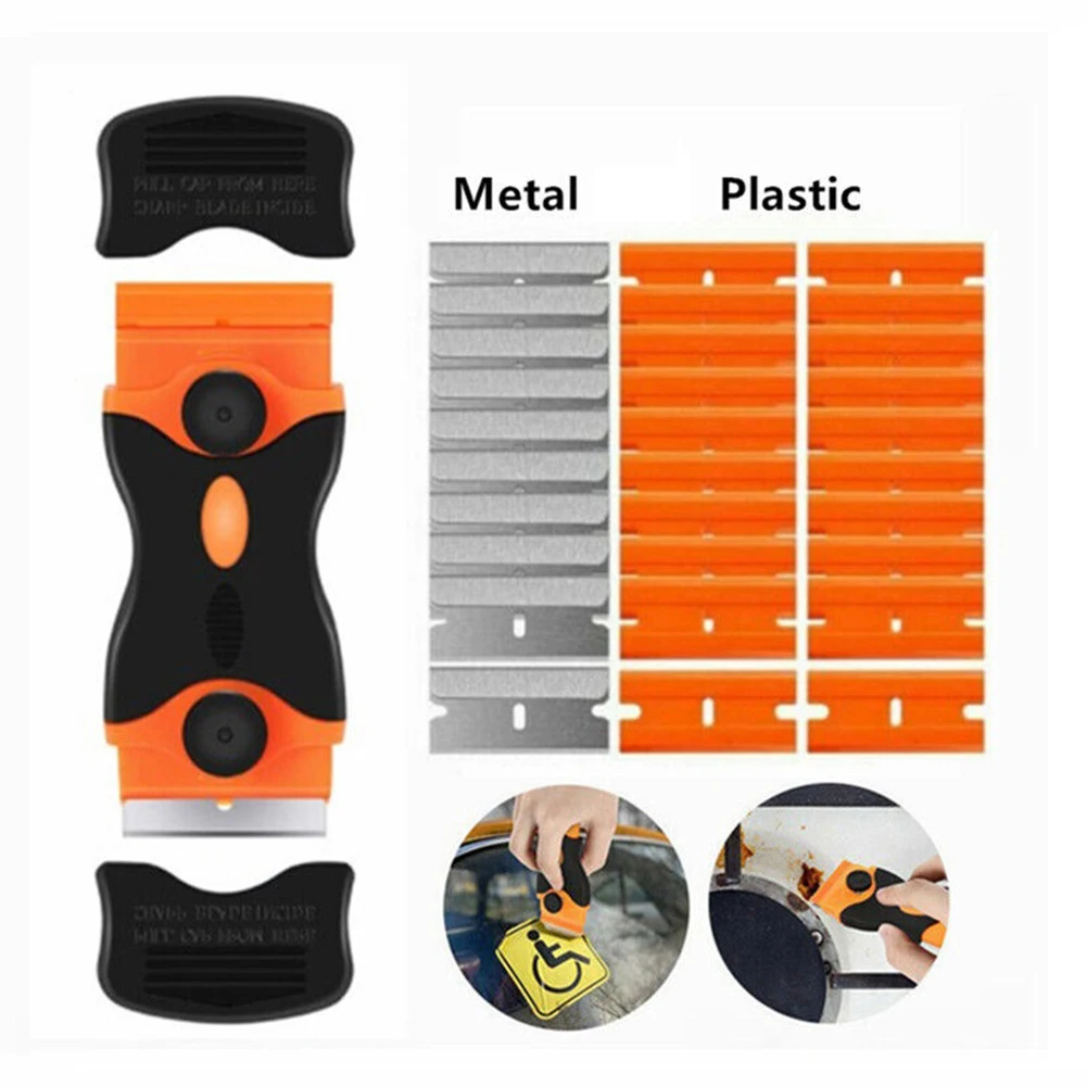 31pcs Double Edge Scraper Plastic Razor Blade Paint Glue Remove Adhesive Scraper Hand Tool Accessories
31pcs Double Edge Scraper Plastic Razor Blade Paint Glue Remove Adhesive Scraper Hand Tool Accessories