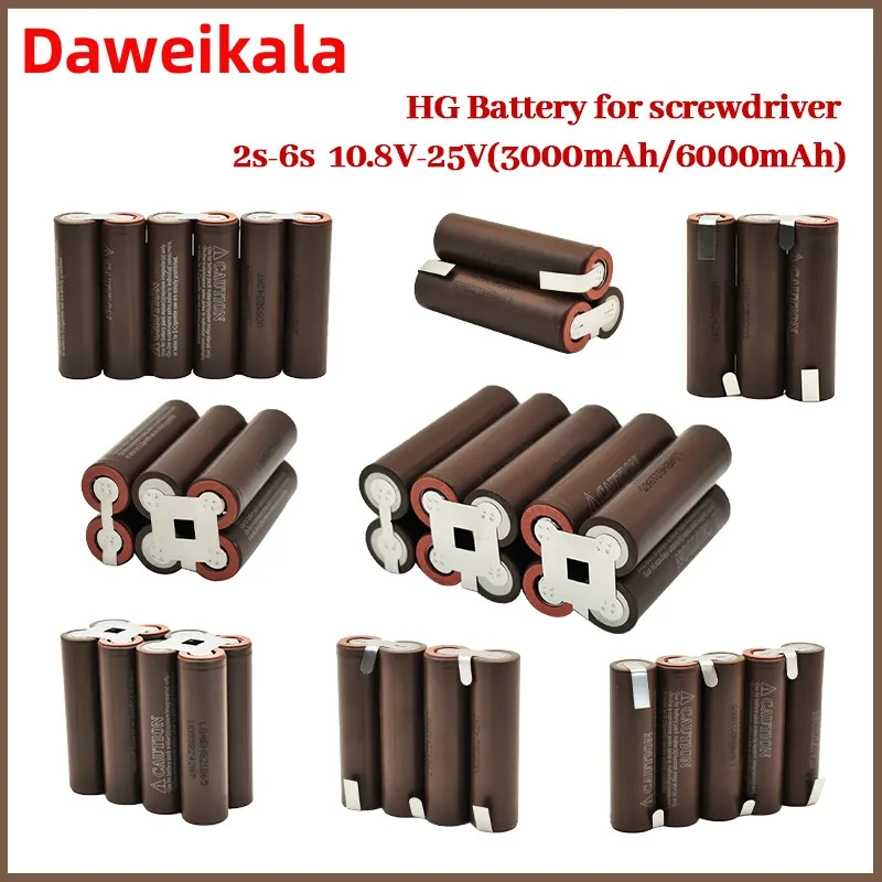 Welding screwdriver battery. Welding battery pack HG2.18650 mA. 3000 mA. 20 Amps,3S,4S,6S,6000mAh,7.4V, 12.6V, 18V, 14.8V, 25.2V
Welding screwdriver battery. Welding battery pack HG2.18650 mA. 3000 mA. 20 Amps,3S,4S,6S,6000mAh,7.4V, 12.6V, 18V, 14.8V, 25.2V