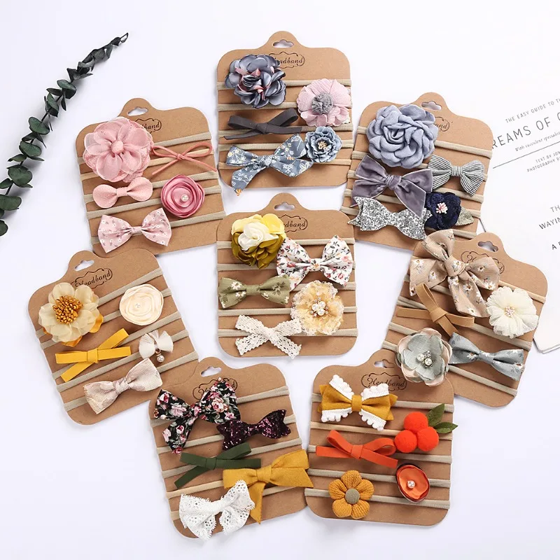 5Pcs/Set Baby Girl Headbands Newborn Bows Elastic Hair Bands Flower Nylon Infant Toddler Hairband Headwear Baby Hair Accessorie
5Pcs/Set Baby Girl Headbands Newborn Bows Elastic Hair Bands Flower Nylon Infant Toddler Hairband Headwear Baby Hair Accessorie