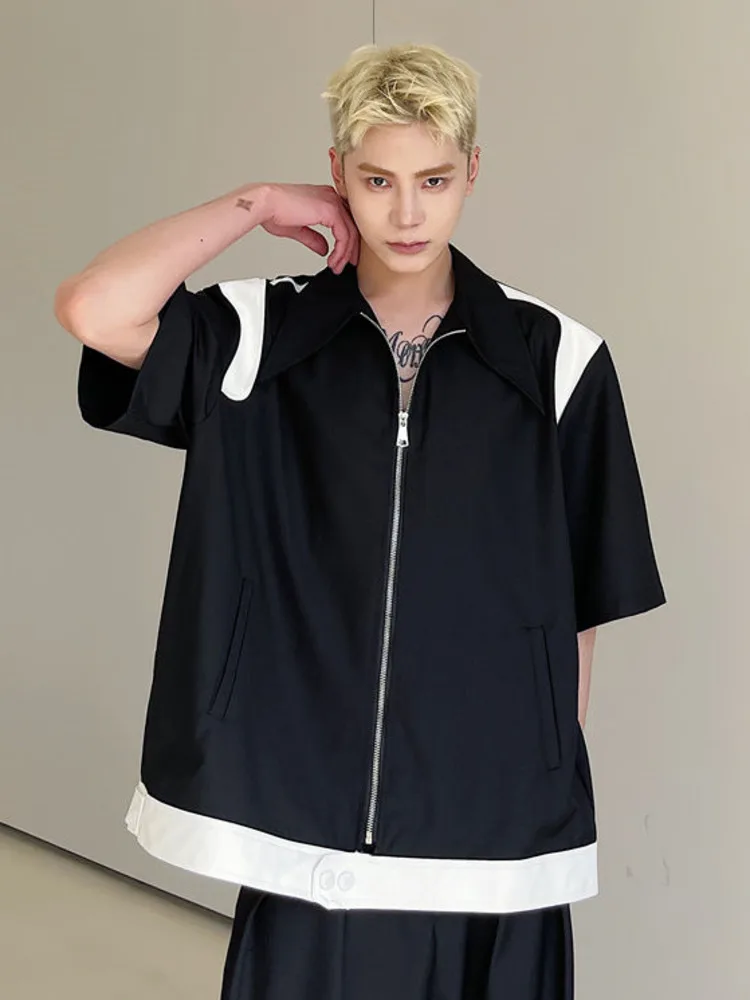 SYUHGFA 2022 Spring Summer New Lapel Short Sleeve Shirt For Male Loose Casual Patchwork Japanese Style Tops Men Clothing
SYUHGFA 2022 Spring Summer New Lapel Short Sleeve Shirt For Male Loose Casual Patchwork Japanese Style Tops Men Clothing