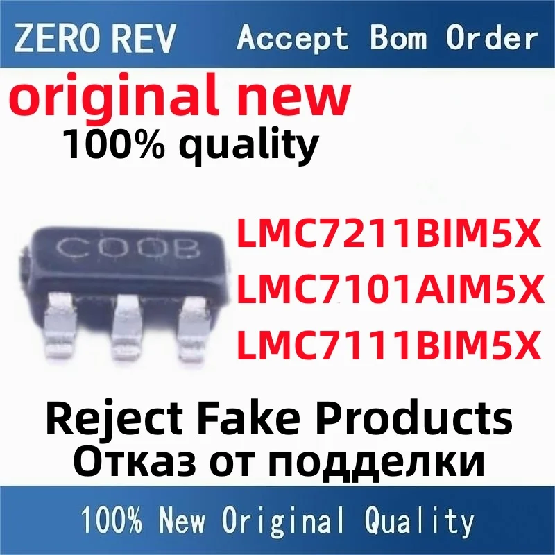 5Pcs 100% New LMC7211BIM5X/NOPB C00B LMC7101AIM5X/NOPB A00A LMC7111BIM5X/NOPB A01B SOT-23-5 Brand new original chips ic
5Pcs 100% New LMC7211BIM5X/NOPB C00B LMC7101AIM5X/NOPB A00A LMC7111BIM5X/NOPB A01B SOT-23-5 Brand new original chips ic