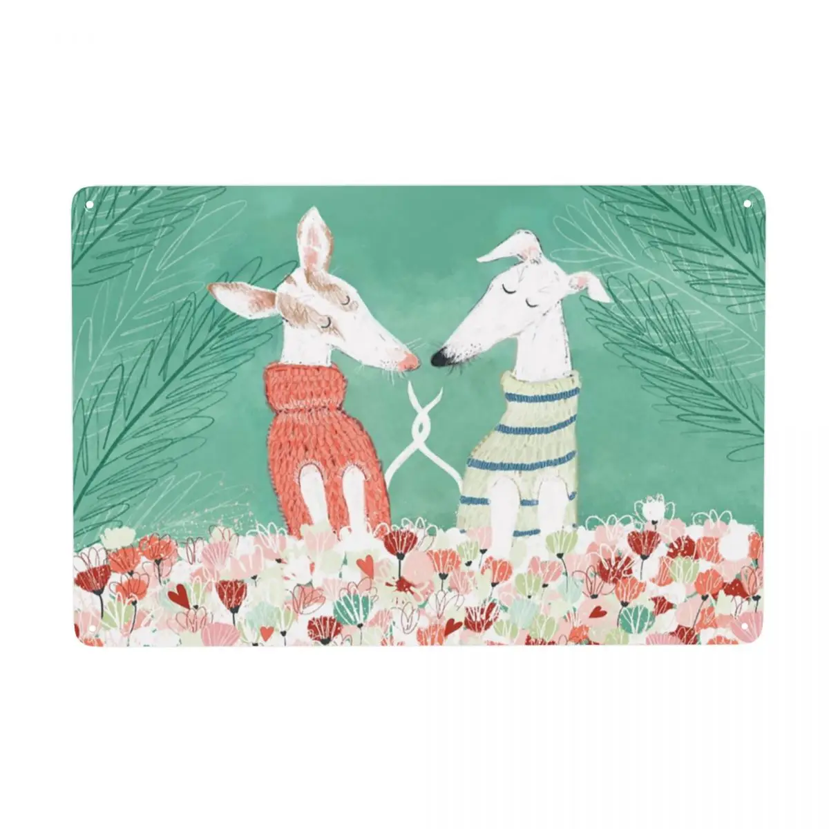 Greyhound влюбленные животные цветы для домашних животных зеленый белый yhounds металлический жестяной знак прямоугольник знаки бляшки ворота сад...
Greyhound влюбленные животные цветы для домашних животных зеленый белый yhounds металлический жестяной знак прямоугольник знаки бляшки ворота сад...