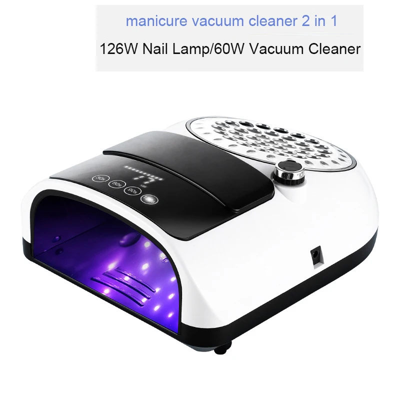 High Power 126W 2IN1 Professionals Nail Lamp Vacuum Cleaner LED Nail Gel Drying Lamp Dust Collector With Filters Nail Salon Tool
High Power 126W 2IN1 Professionals Nail Lamp Vacuum Cleaner LED Nail Gel Drying Lamp Dust Collector With Filters Nail Salon Tool