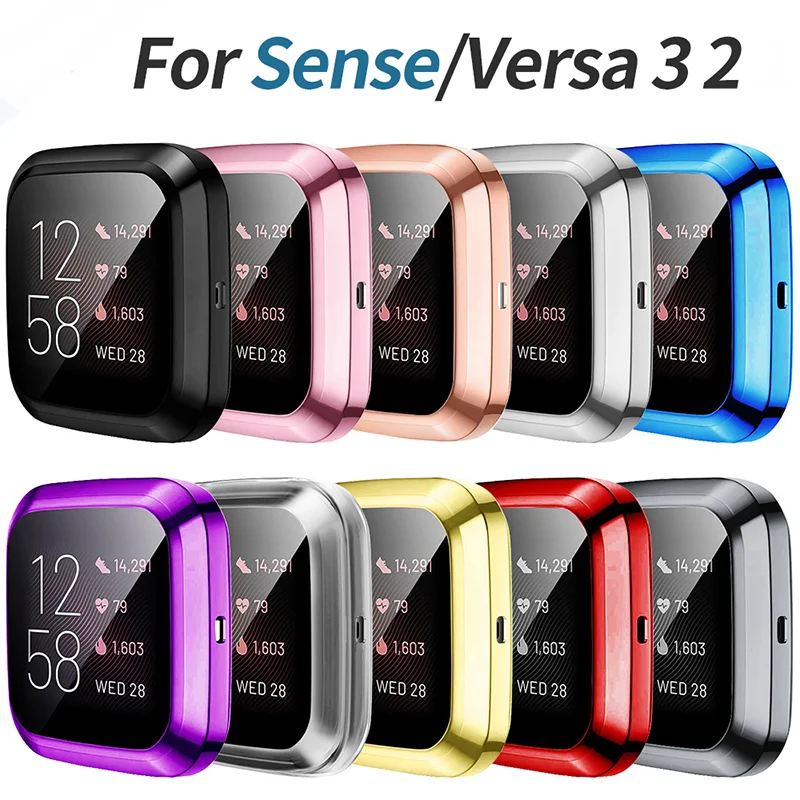 Screen Protector Soft Cover for Fitbit Versa 3 2 Sense Watch Case Lightweight Tpu Bumper Scratch-resistant Shell Accessories
Screen Protector Soft Cover for Fitbit Versa 3 2 Sense Watch Case Lightweight Tpu Bumper Scratch-resistant Shell Accessories