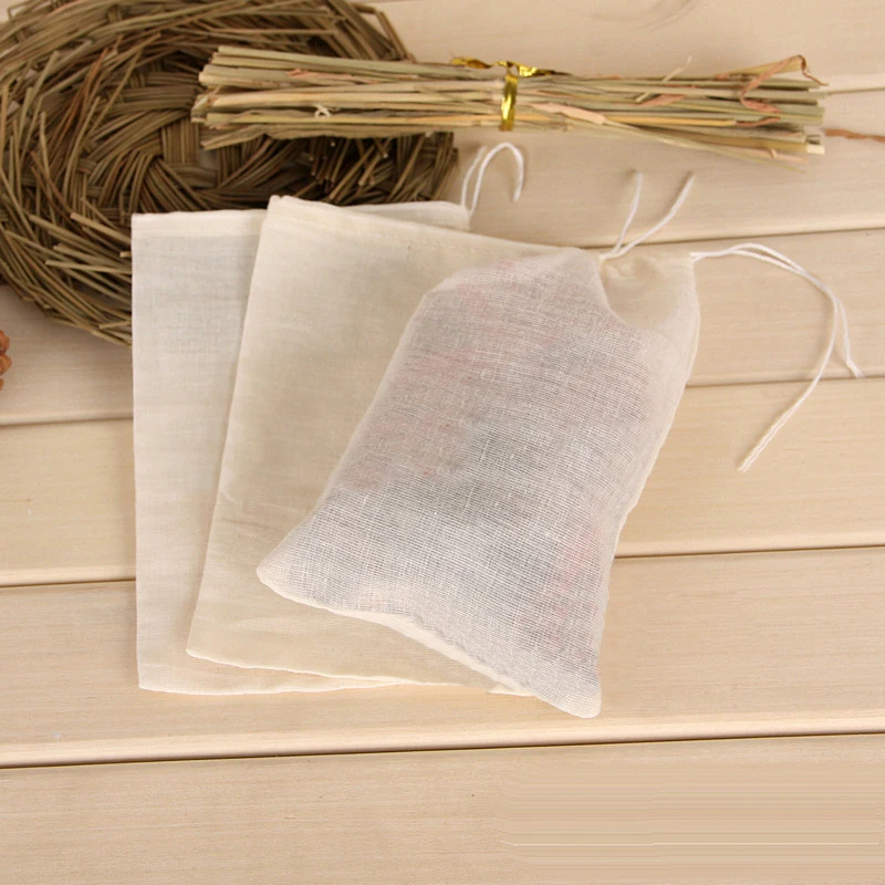 Heat Seal Filter Bag 10pcs Teabags Cotton Drawstring Empty For Tea Separate Spice 8x10cm Straining Tea Cooking
Heat Seal Filter Bag 10pcs Teabags Cotton Drawstring Empty For Tea Separate Spice 8x10cm Straining Tea Cooking
