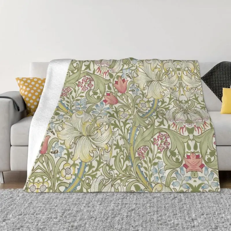 Floral Art Blanket Fleece Soft Flannel Textile Pattern Throw Blankets for Bedroom Couch Home Spring William Morris Orange Cray
Floral Art Blanket Fleece Soft Flannel Textile Pattern Throw Blankets for Bedroom Couch Home Spring William Morris Orange Cray
