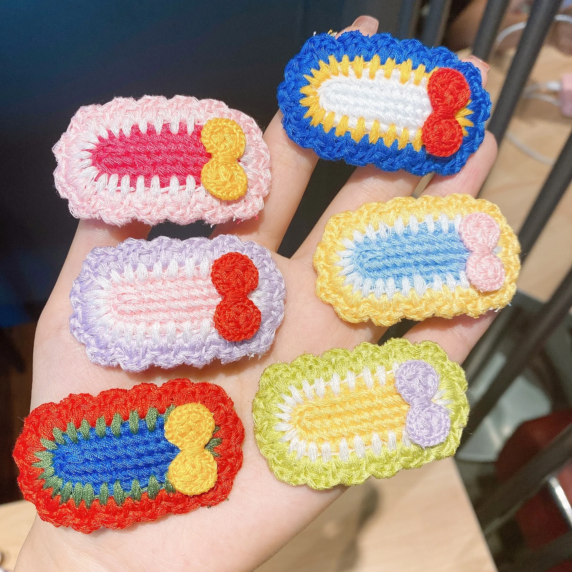 Color Knitting Bow Cute Hair Clips For Baby Girl Child Pink Fashion Hairpin Small Barrettes Ellipse Hair Accessories Gift
Color Knitting Bow Cute Hair Clips For Baby Girl Child Pink Fashion Hairpin Small Barrettes Ellipse Hair Accessories Gift
