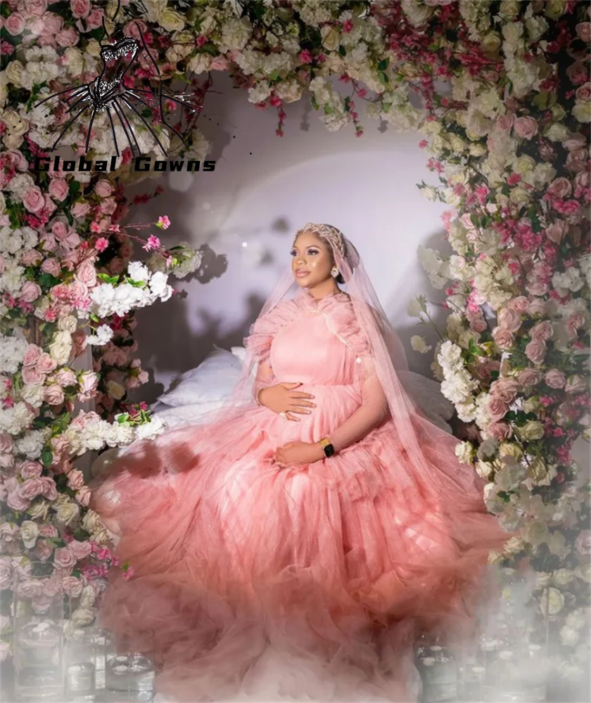 Aso Ebi Pink Long Prom Gown 2022 For Pregnant Woman Ruffles Birthday Party Gowns Tiered Formal Dresses Mermaid Celebrity Dress
Aso Ebi Pink Long Prom Gown 2022 For Pregnant Woman Ruffles Birthday Party Gowns Tiered Formal Dresses Mermaid Celebrity Dress