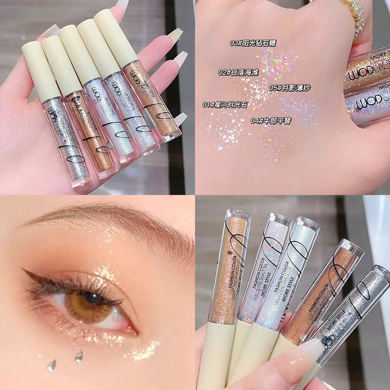 WODWOD Eyes Glitter Liquid Eyeshadow Shimmer Diamonds Pearls Highlighter Bright Body Face Eye Shadow Festival Makeup Glitter Gel 
WODWOD Eyes Glitter Liquid Eyeshadow Shimmer Diamonds Pearls Highlighter Bright Body Face Eye Shadow Festival Makeup Glitter Gel