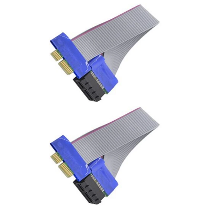 Ribbon Extension Cable PCI Express PCIE Riser Card Converter Extender For Graphics Card GPU Mining Miner 2 Pcs
Ribbon Extension Cable PCI Express PCIE Riser Card Converter Extender For Graphics Card GPU Mining Miner 2 Pcs
