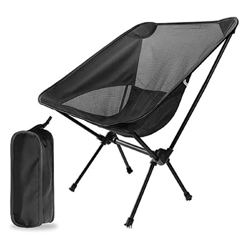 

1 Set Camping Chair Backpack Chair Ultra-Portable Folding Courtyard Dining Chair Carry Around