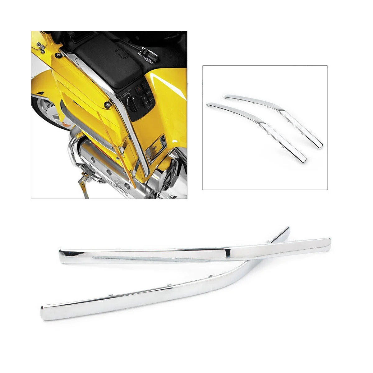 Fairing Chrome Trim Strip Side Box Trim Motorcycle Accessories for Honda Goldwing GL1800 01-11
Fairing Chrome Trim Strip Side Box Trim Motorcycle Accessories for Honda Goldwing GL1800 01-11