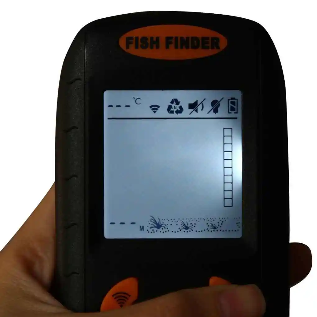 Portable Fish Finder Echo-Sounder Depth Sounder 125kHz Sounder Range 0 6-100M Alarm Transducer
Portable Fish Finder Echo-Sounder Depth Sounder 125kHz Sounder Range 0 6-100M Alarm Transducer