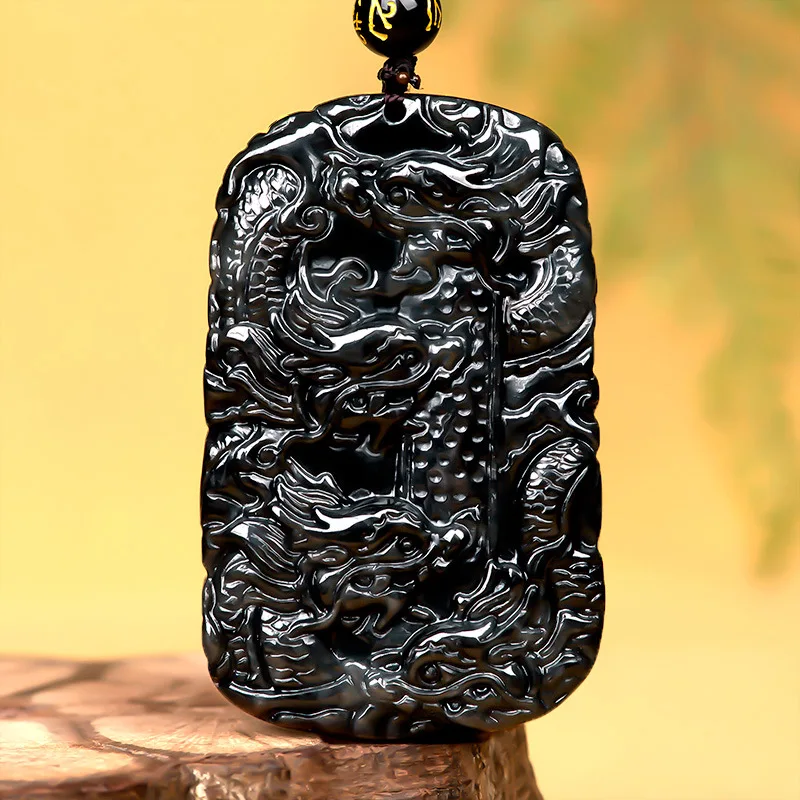 Mai Chuang/HandCarved/Jade Black-bone Chicken Species Kowloon Brand Necklace Pendant Fashion Elegant Jewelry MenWomen CoupleGift
Mai Chuang/HandCarved/Jade Black-bone Chicken Species Kowloon Brand Necklace Pendant Fashion Elegant Jewelry MenWomen CoupleGift