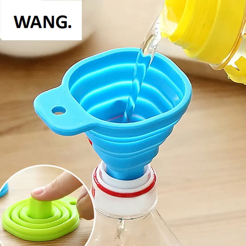 Foldable Funnel Silicone Collapsible Funnel Portable Funnels for Fuel Hopper Collapsible Beer/ Oil Funnels Kitchen Tools
Foldable Funnel Silicone Collapsible Funnel Portable Funnels for Fuel Hopper Collapsible Beer/ Oil Funnels Kitchen Tools