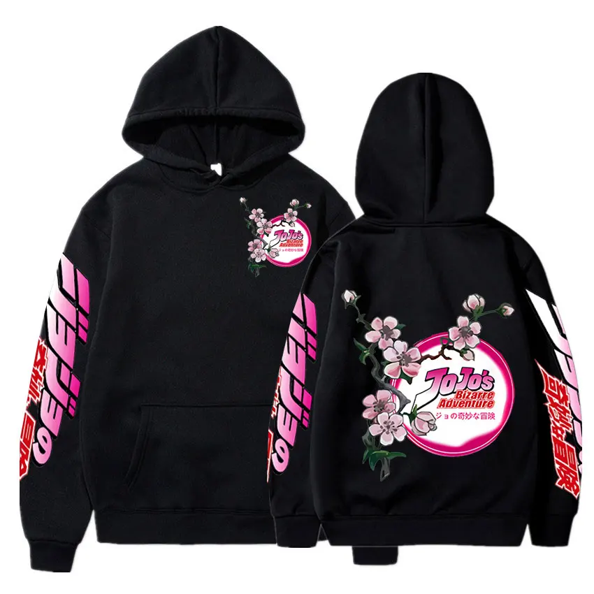 Japanese Anime Harajuku JoJo Bizarre Adventure Graphic Logo Unisex Hoodies Print Men's Women's Casual Sweatshirts Streetwear
Japanese Anime Harajuku JoJo Bizarre Adventure Graphic Logo Unisex Hoodies Print Men's Women's Casual Sweatshirts Streetwear