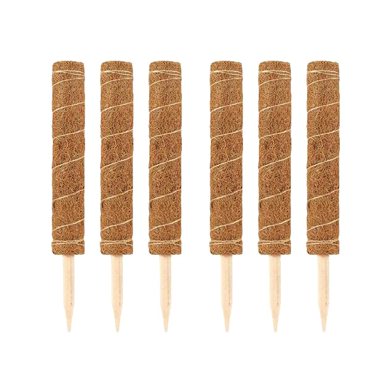 6 Packs Of Plant Support Rods, Coconut Tree Totem Pole Moss Rods For Plant Support Expansion, Plant Climbing Frame 40Cm
6 Packs Of Plant Support Rods, Coconut Tree Totem Pole Moss Rods For Plant Support Expansion, Plant Climbing Frame 40Cm