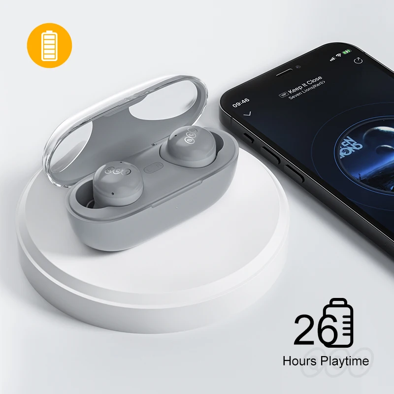 Беспроводная bluetooth-гарнитура T17S, миниатюрная бинауральная спортивная Гарнитура для прослушивания музыки, звонков, длительный срок службы б...
Беспроводная bluetooth-гарнитура T17S, миниатюрная бинауральная спортивная Гарнитура для прослушивания музыки, звонков, длительный срок службы б...