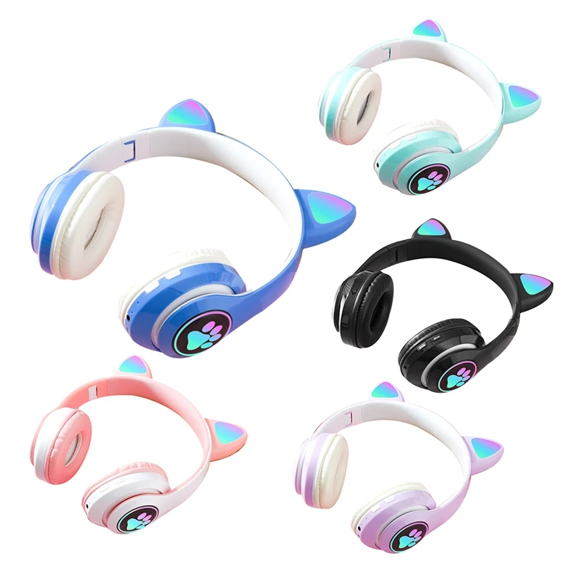 Cute Cat Ear Bluetooth Headphone Kid Girl Music Wireless Helmet TF Card Gaming Earphone With Mic Phone Headset
Cute Cat Ear Bluetooth Headphone Kid Girl Music Wireless Helmet TF Card Gaming Earphone With Mic Phone Headset