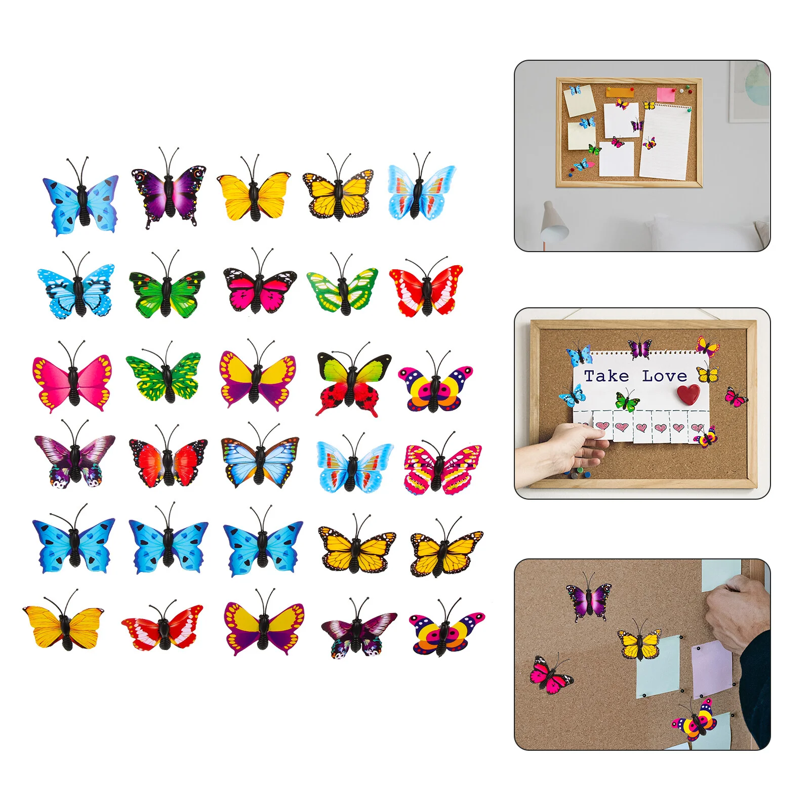 30 Pcs Cork Mini Tools Portable Push Pin Office Thumb Tack Photo Wall Metal Supplies Butterflies Pushpins
30 Pcs Cork Mini Tools Portable Push Pin Office Thumb Tack Photo Wall Metal Supplies Butterflies Pushpins
