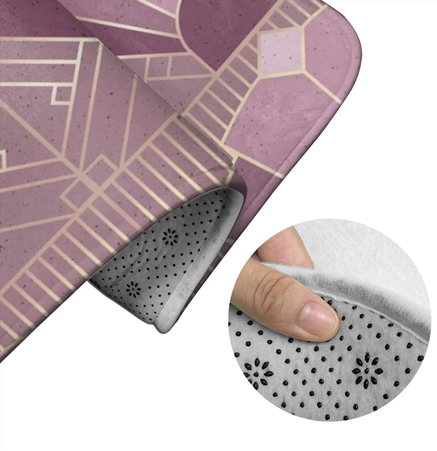 Art Deco Pink Bathroom Mat Sets 3 Piece Set Rugs Memory Foam Mat Set Toilet Seat Cover Bath Mat Lid cover
Art Deco Pink Bathroom Mat Sets 3 Piece Set Rugs Memory Foam Mat Set Toilet Seat Cover Bath Mat Lid cover