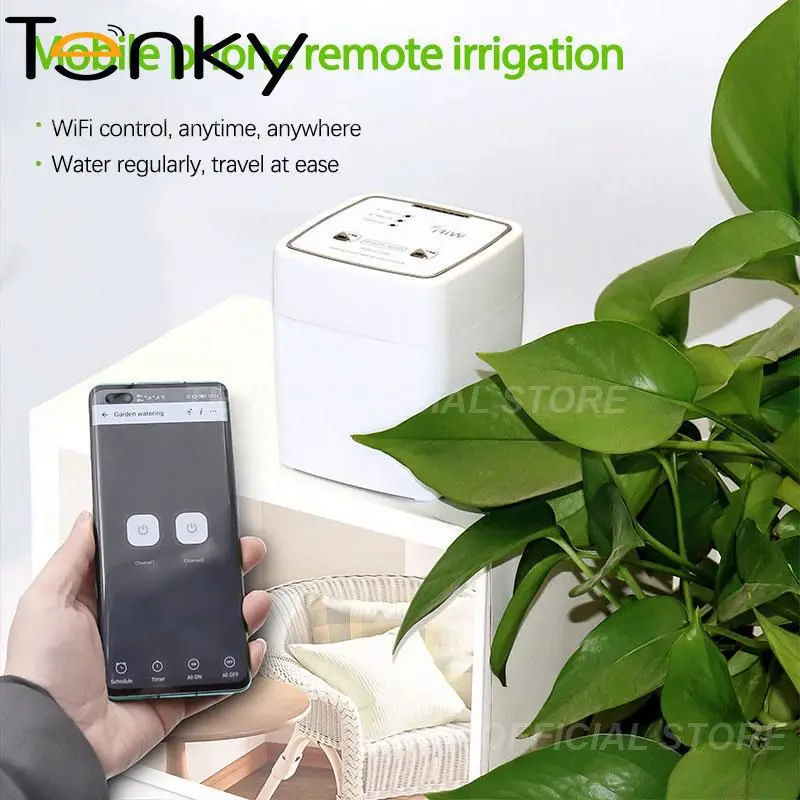 Silicone Watering Tool Double Pump Watering Equipment Watering Tools App Remote Control 720ma Watering Device 3.6w Abs
Silicone Watering Tool Double Pump Watering Equipment Watering Tools App Remote Control 720ma Watering Device 3.6w Abs