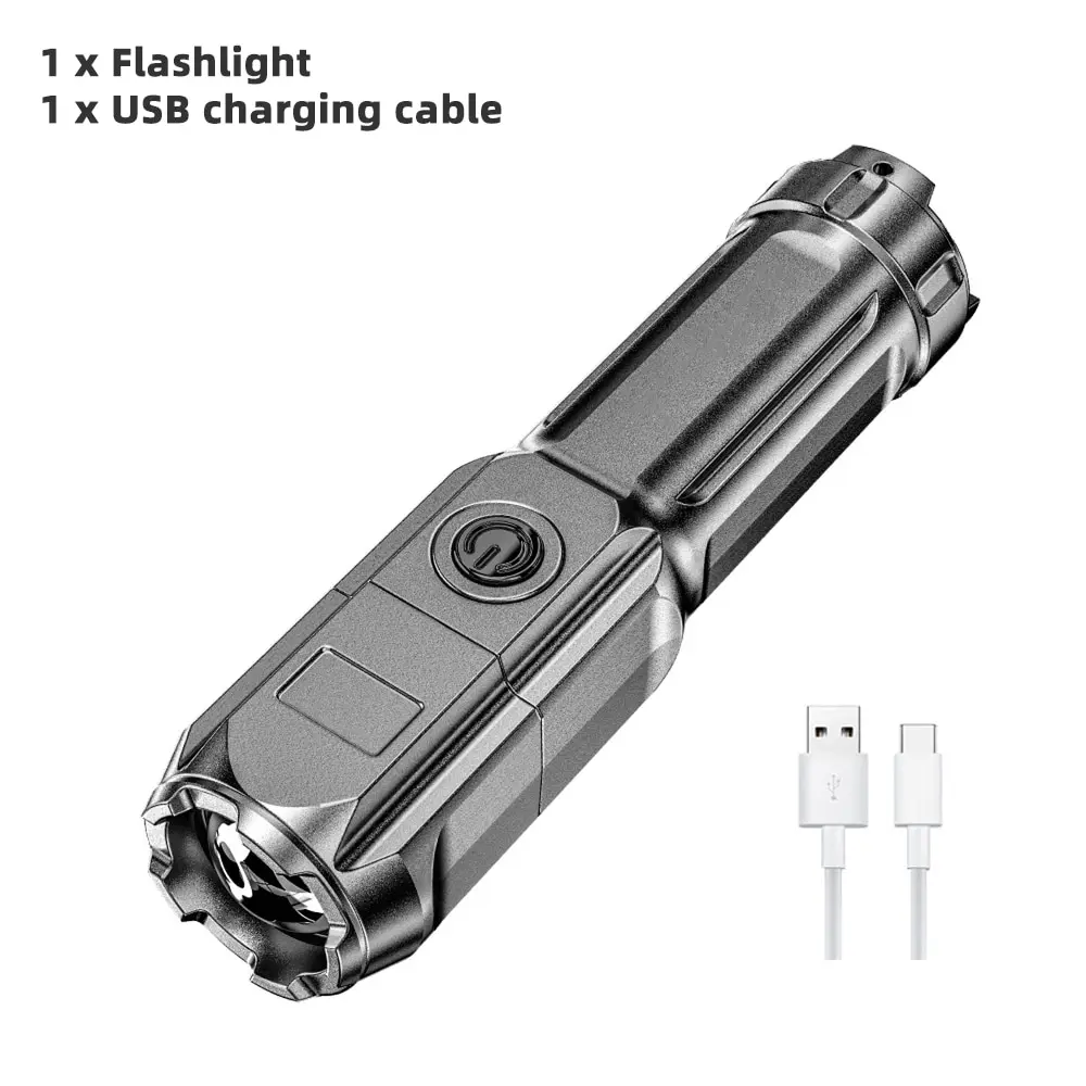 Портативный водонепроницаемый USB-фонарь
Портативный водонепроницаемый USB-фонарь