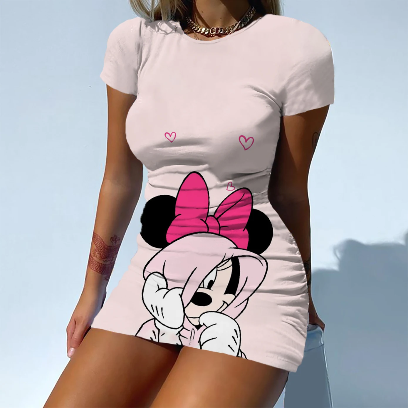 Disney Mickey Naughty Cartoon Print Sexy Skinny Dress Summer Fashion Bag Hip Beach Party Dress 2022 New
Disney Mickey Naughty Cartoon Print Sexy Skinny Dress Summer Fashion Bag Hip Beach Party Dress 2022 New