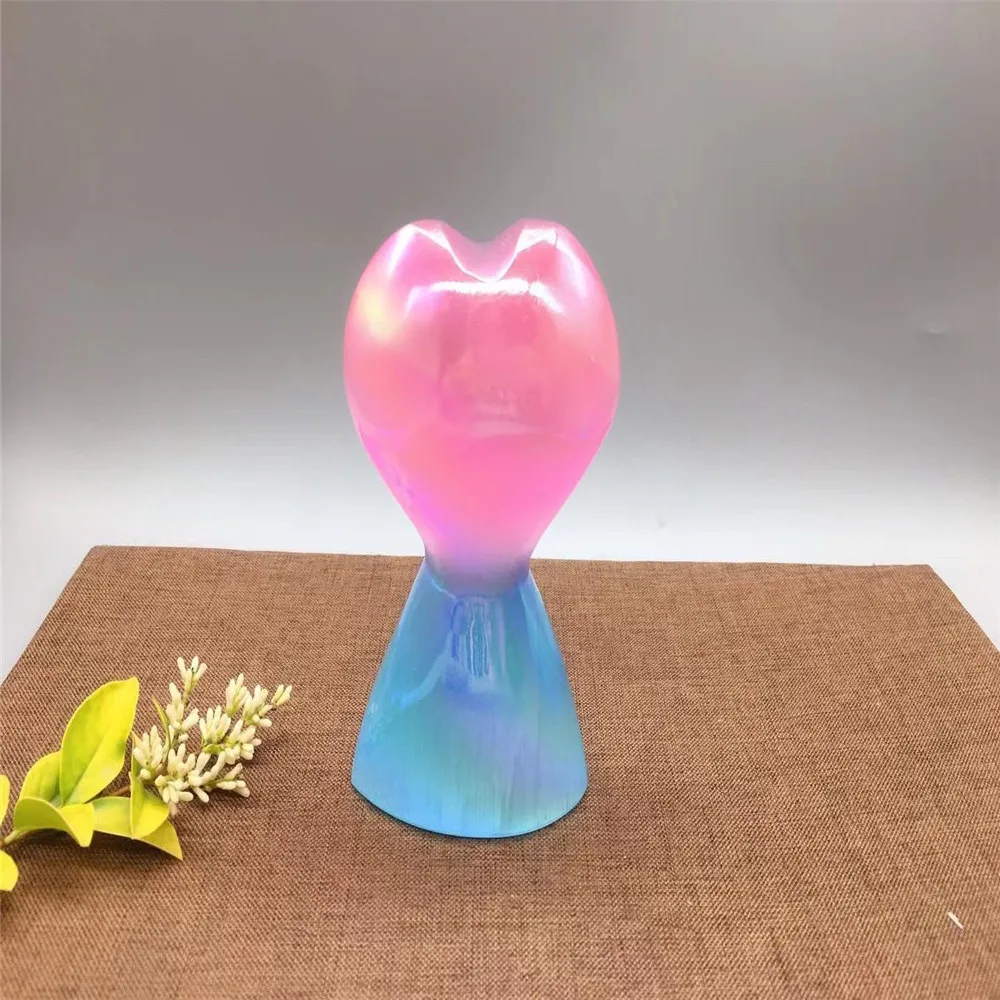 1pcs Natural Pink Blue Electroplated Selenite Spiral Tower Plaster Gypsum Quartz Ornaments Reiki Chakras Crystal Decoration
1pcs Natural Pink Blue Electroplated Selenite Spiral Tower Plaster Gypsum Quartz Ornaments Reiki Chakras Crystal Decoration