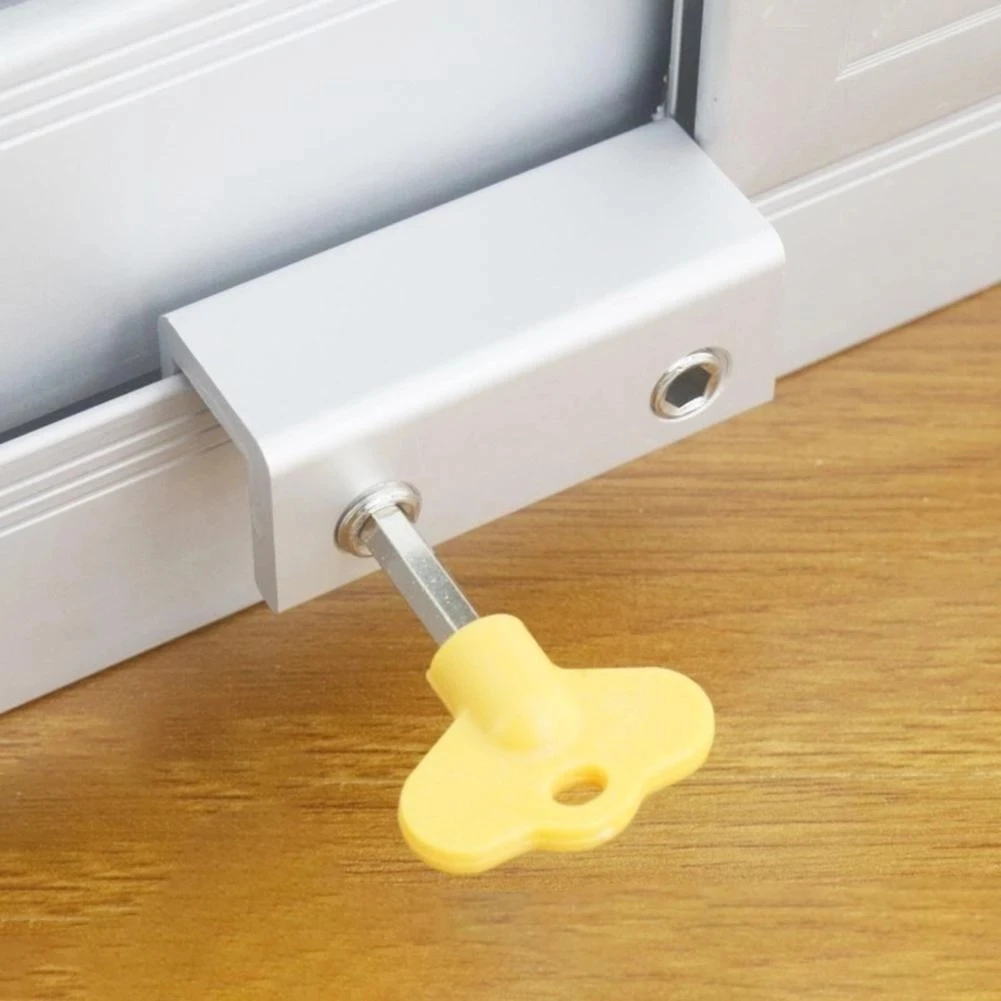 4Pcs Window Security Key Lock Sliding Door Windows Restrictor Child Safety Anti-theft Door Stopper Household Improvement Locks
4Pcs Window Security Key Lock Sliding Door Windows Restrictor Child Safety Anti-theft Door Stopper Household Improvement Locks