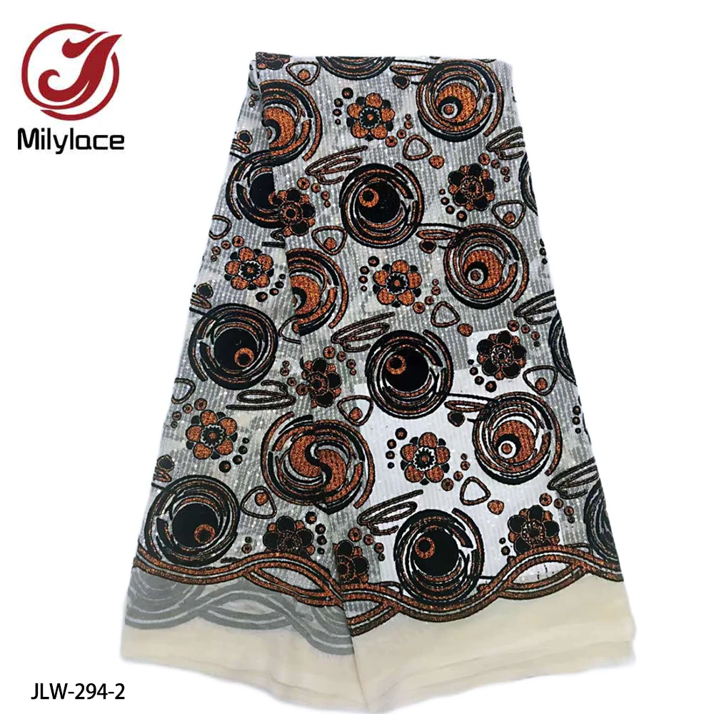 African Lace Fabric 2020 High Quality Nigeria Embroidery Lace Tulle Fabric for Wedding Dress Lace Fabric 5 Yards JLW-294
African Lace Fabric 2020 High Quality Nigeria Embroidery Lace Tulle Fabric for Wedding Dress Lace Fabric 5 Yards JLW-294