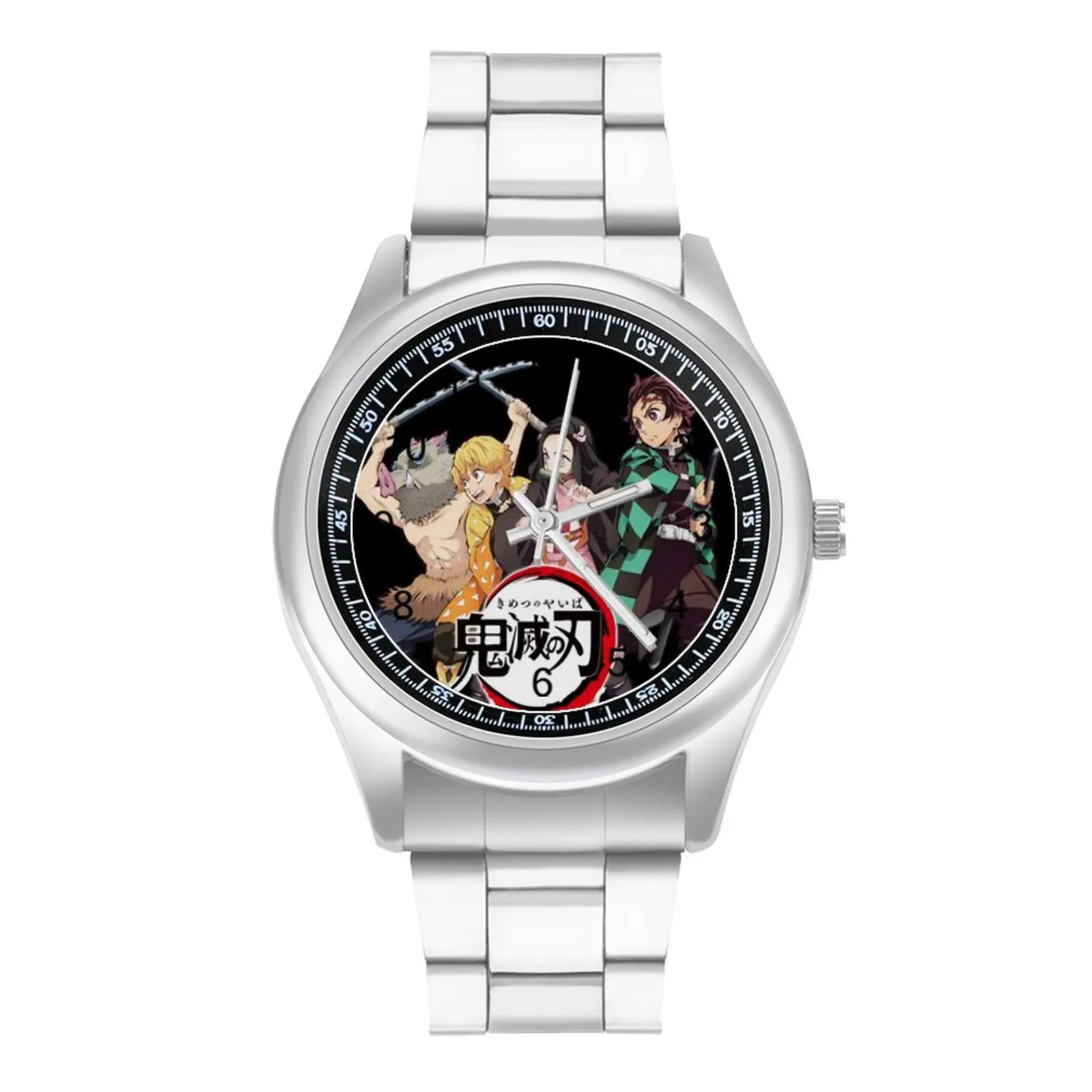 Demon Slayer Inosuke Zenitsu Nezuko Tanjiro Quartz Watch Kimetsu Travel Exclusive Wrist Watch Steel Design Analog Wristwatch
Demon Slayer Inosuke Zenitsu Nezuko Tanjiro Quartz Watch Kimetsu Travel Exclusive Wrist Watch Steel Design Analog Wristwatch
