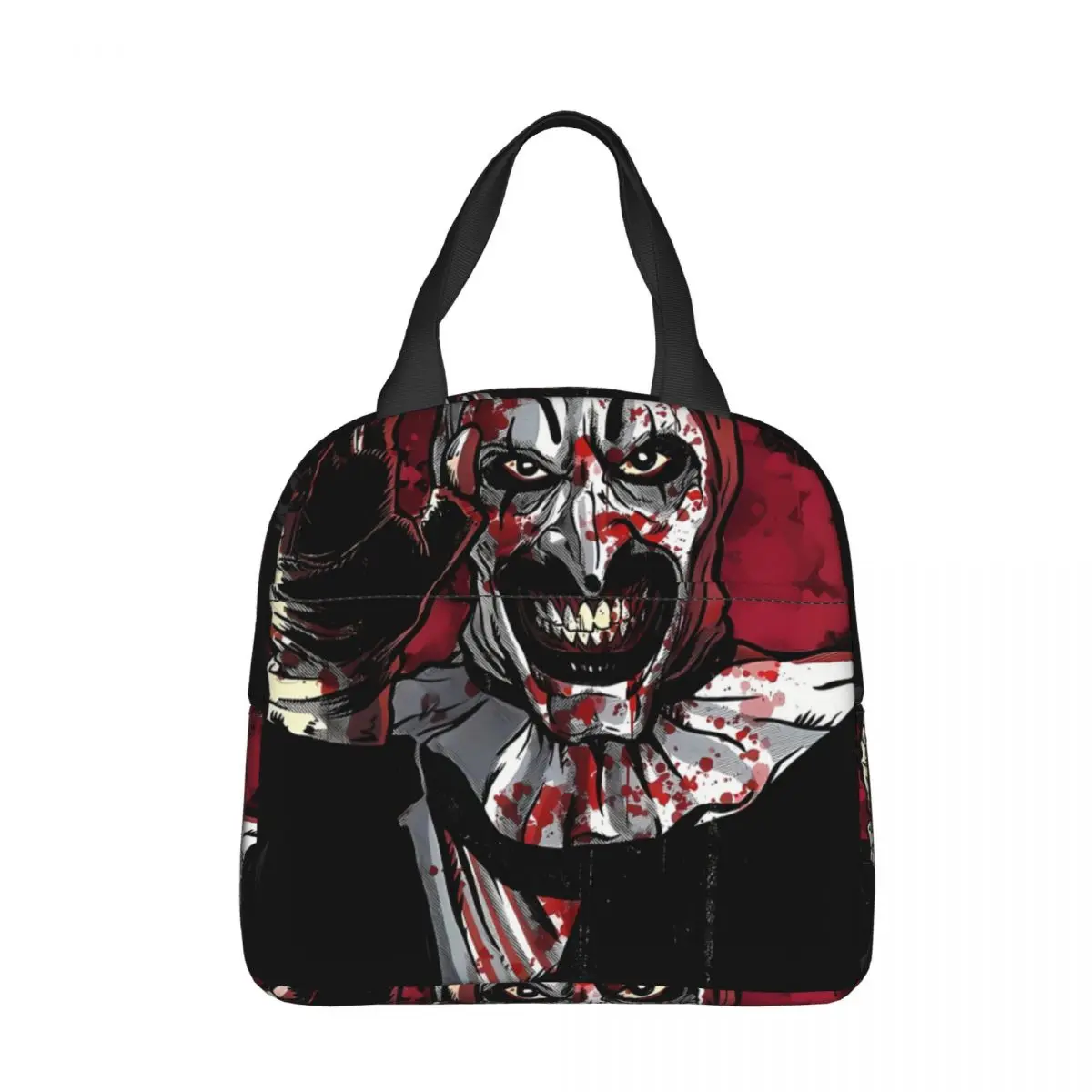 Say Hello Me Pattern Cooler Lunch Box Movie Terrifier Mountaineering Thermal Insulation Portable Food Bag
Say Hello Me Pattern Cooler Lunch Box Movie Terrifier Mountaineering Thermal Insulation Portable Food Bag