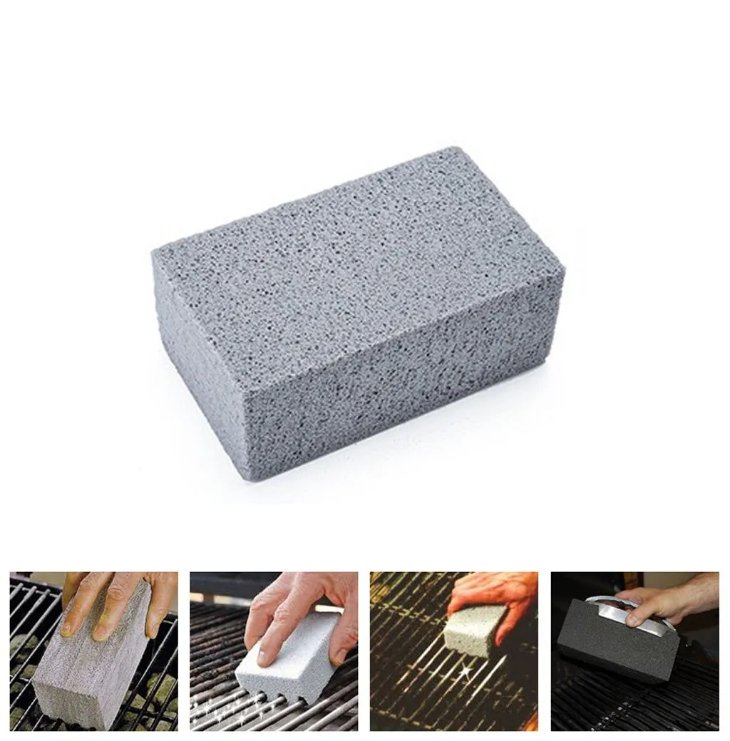 Grill Cleaning Brick, Pumice Stone De-Scaling Cleaning Block for BBQ Racks, Flat Top Cookers, Pool
Grill Cleaning Brick, Pumice Stone De-Scaling Cleaning Block for BBQ Racks, Flat Top Cookers, Pool