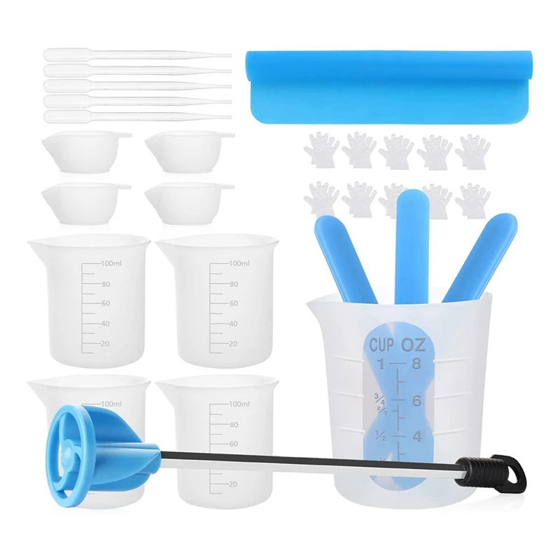 Silicone Measuring Cups For Epoxy Resin, 250&100Ml Silicone Cups, Silicone Color Cup,For Epoxy Resin Mixing,Easy Clean
Silicone Measuring Cups For Epoxy Resin, 250&100Ml Silicone Cups, Silicone Color Cup,For Epoxy Resin Mixing,Easy Clean