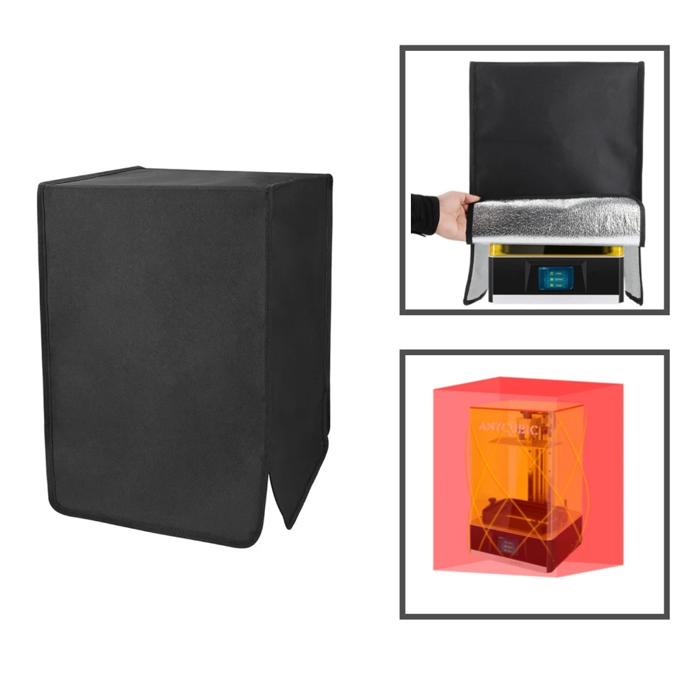 3D Printer Hood for Elegoo Saturn Anycubic Photon Mono X Phrozen Sonic 4K Printer Enclosure Blackout Cover Dust Cover 45x30x30cm
3D Printer Hood for Elegoo Saturn Anycubic Photon Mono X Phrozen Sonic 4K Printer Enclosure Blackout Cover Dust Cover 45x30x30cm