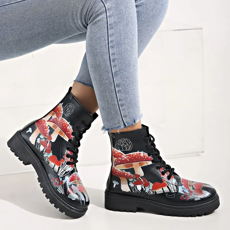 Ladies Shoes 2023 New Cross-tied Women's Boots Fashion Printing Casual Boots Women High Quality Round Toe Ankle Boots Zapatos
Ladies Shoes 2023 New Cross-tied Women's Boots Fashion Printing Casual Boots Women High Quality Round Toe Ankle Boots Zapatos