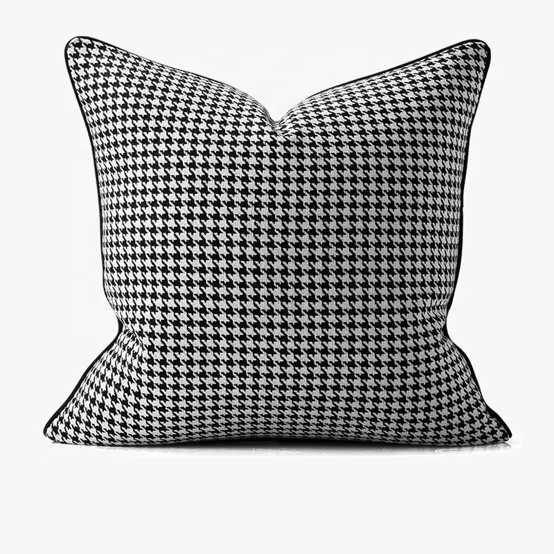 Double Sided Houndstooth Cushion cover Geometric Pattern Square Pillow Cover Sofa Seat Plain Cushion Cover Set Decor
Double Sided Houndstooth Cushion cover Geometric Pattern Square Pillow Cover Sofa Seat Plain Cushion Cover Set Decor