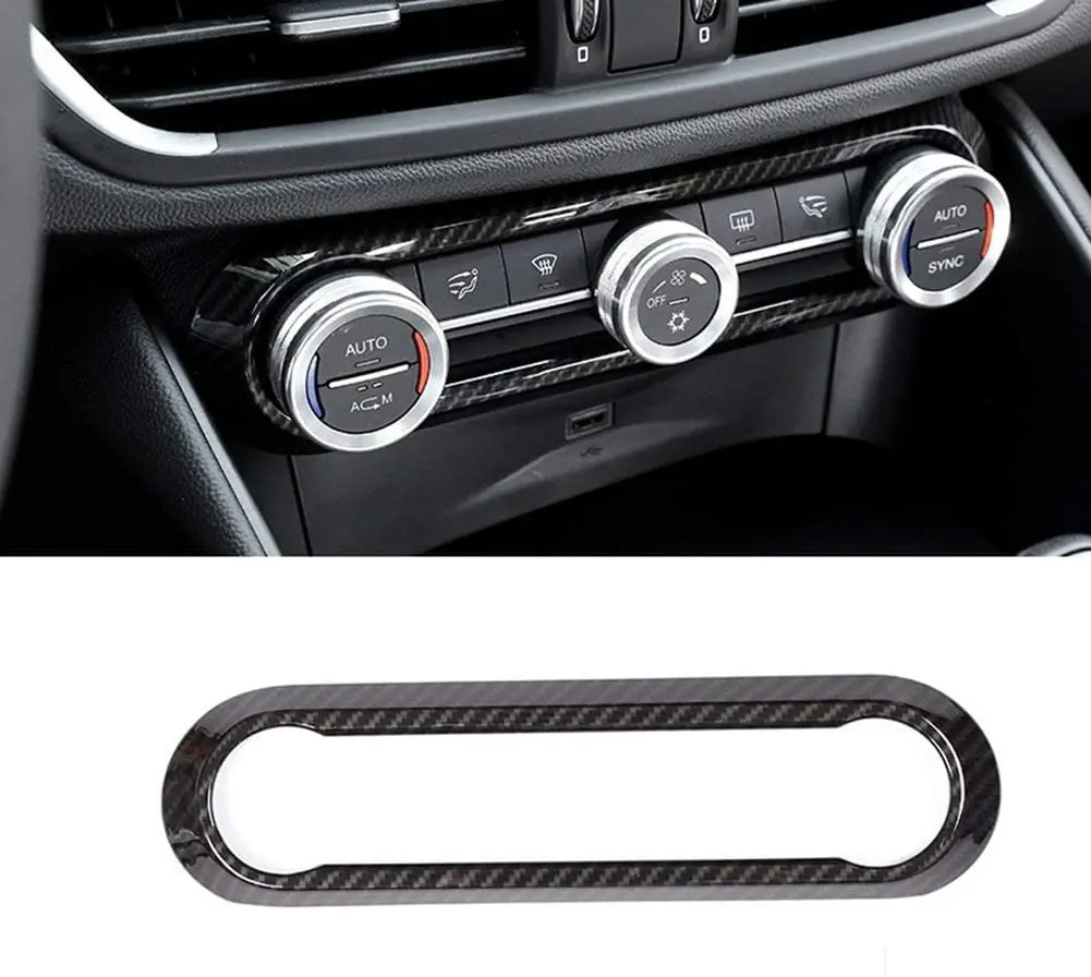 ABS Chrome Plastic Center Air Conditioning Adjustment Frame Trim Car Accessory For Alfa Romeo Giulia Stelvio 2016 2017 2018 2019
ABS Chrome Plastic Center Air Conditioning Adjustment Frame Trim Car Accessory For Alfa Romeo Giulia Stelvio 2016 2017 2018 2019