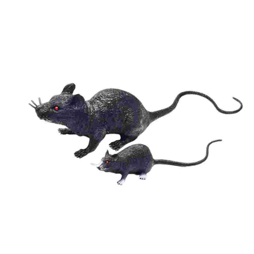 2PCS Rat Simulation Rat Terrible Props Mouse Model for Game April Fools Day Party ( Black, Big Mouse and Small Mouse )
2PCS Rat Simulation Rat Terrible Props Mouse Model for Game April Fools Day Party ( Black, Big Mouse and Small Mouse )