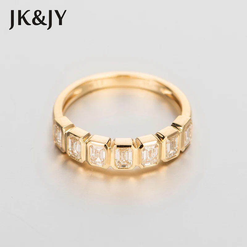 JK&JY 18K Yellow Gold 1 Carat G Color Emerald Cut Natural Diamond Ring Very Beautiful Fine Jewelry Ladies Birthday Gift
JK&JY 18K Yellow Gold 1 Carat G Color Emerald Cut Natural Diamond Ring Very Beautiful Fine Jewelry Ladies Birthday Gift